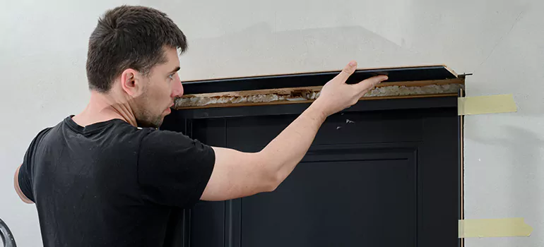 Wood Door Hole Repair in Pinellas Park, FL